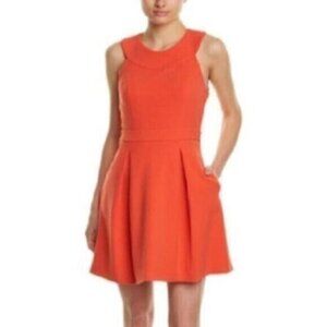 Rachel Roy Embellished Crisscross Open Back Mini Sheath Dress
